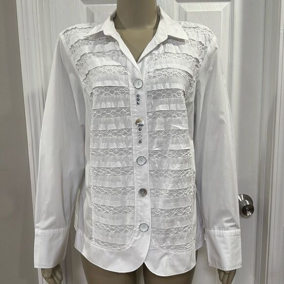 JUST WHITE SHIRT SIZE - Picture 1 of 11